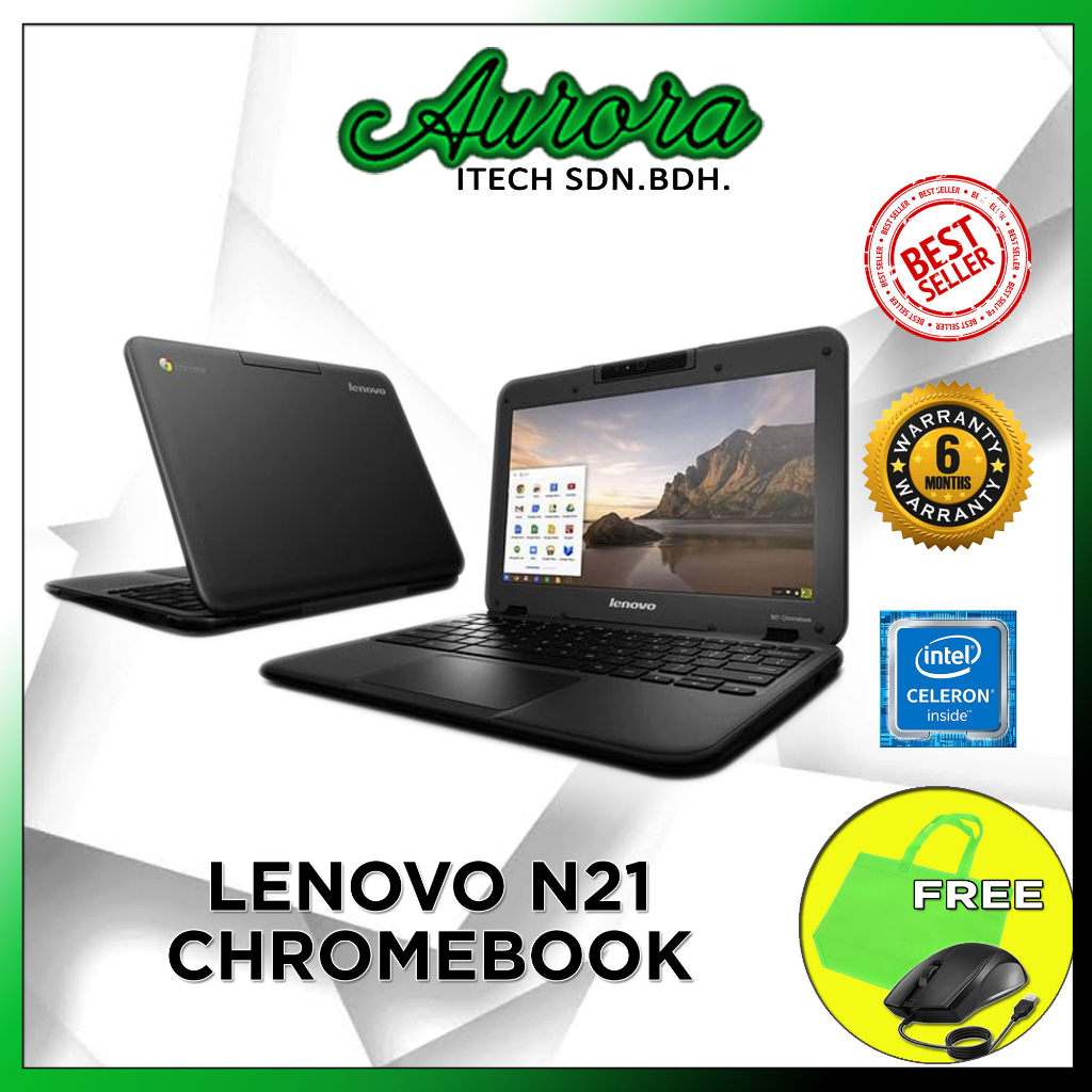 (Lenovo Chromebook Play Store) Lenovo N21 Chromebook Celeron/ 4GB DDR3