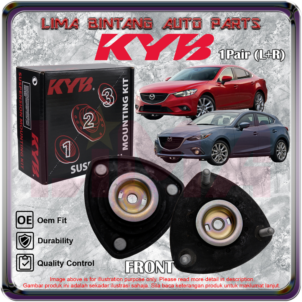 Mazda 3 BM , Mazda 6 Front Absorber Top Mounting , Strut Mount KAYABA