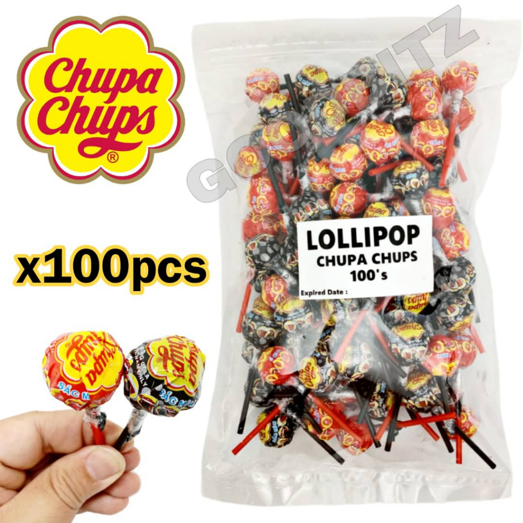 Chupa Chups Lollipop 100pcs (Repacking) | Shopee Malaysia