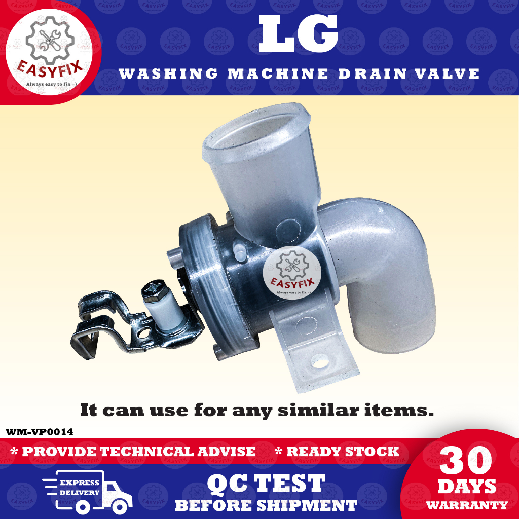 LG RUBBER DRAIN VALVE Washing Machine VALVE KIT VALVE PACKING FRAME