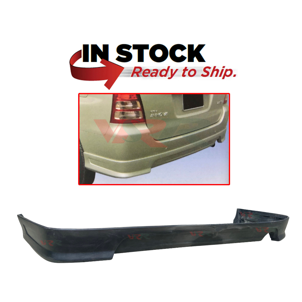 Toyota Innova 1st Gen (2004 Model ONLY) OEM Rear Back Skirt Skirting ...