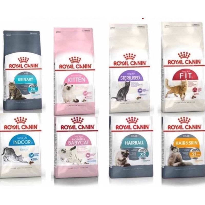 Royal Canin Cat Food 10kg Hair &Skin/Kitten/Indoor27/urinary/persian