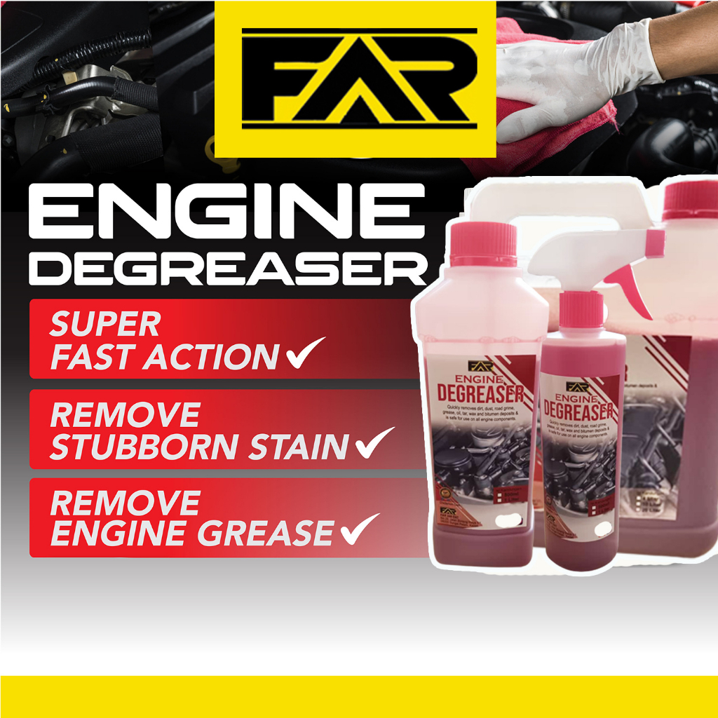 Car/ Motorcycle Care Essential FAR Engine Degreaser 500ml/1L / 4L Best