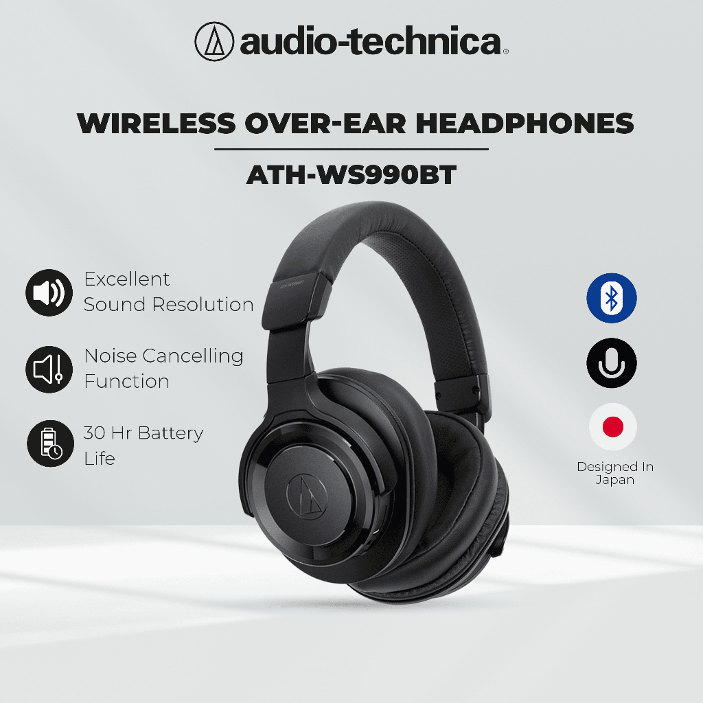 Audio-Technica ATH-WS990BT ワイヤレスヘッドフォン 【公式通販】