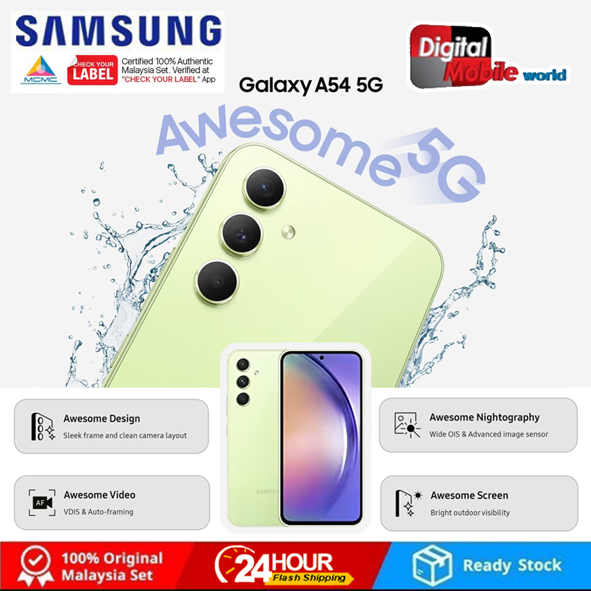 Samsung Galaxy A54 5G (A546) - 8GB RAM - 256GROM - 6.4 inch - Android ...