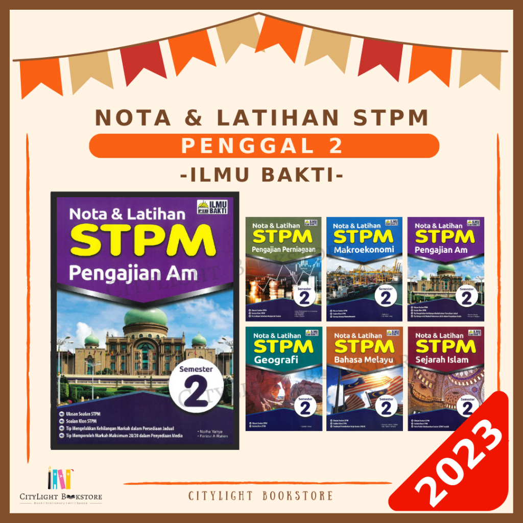 [citylight] Buku Latihan 2023 Nota And Latihan Stpm Semester 2 Ilmu