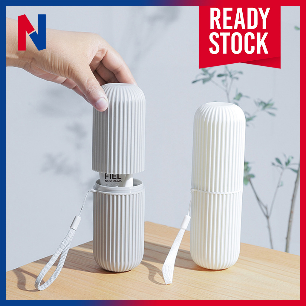 [NOVII] Portable Travel Toothbrush Toothpaste Storage Casing Holder ...