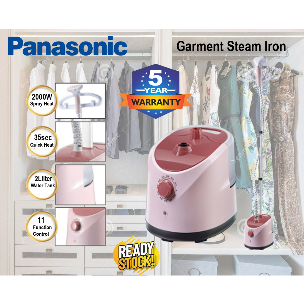 🎉Raya Promotion🎉Panasonic Garment Steamer Iron 2L 2000W Garment Steamer