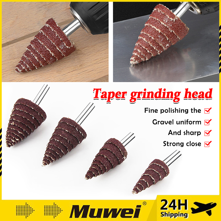 1PCs 6mm Sanding Sandpaper Burr Flap Wheel Grinding Head Grinder Burr