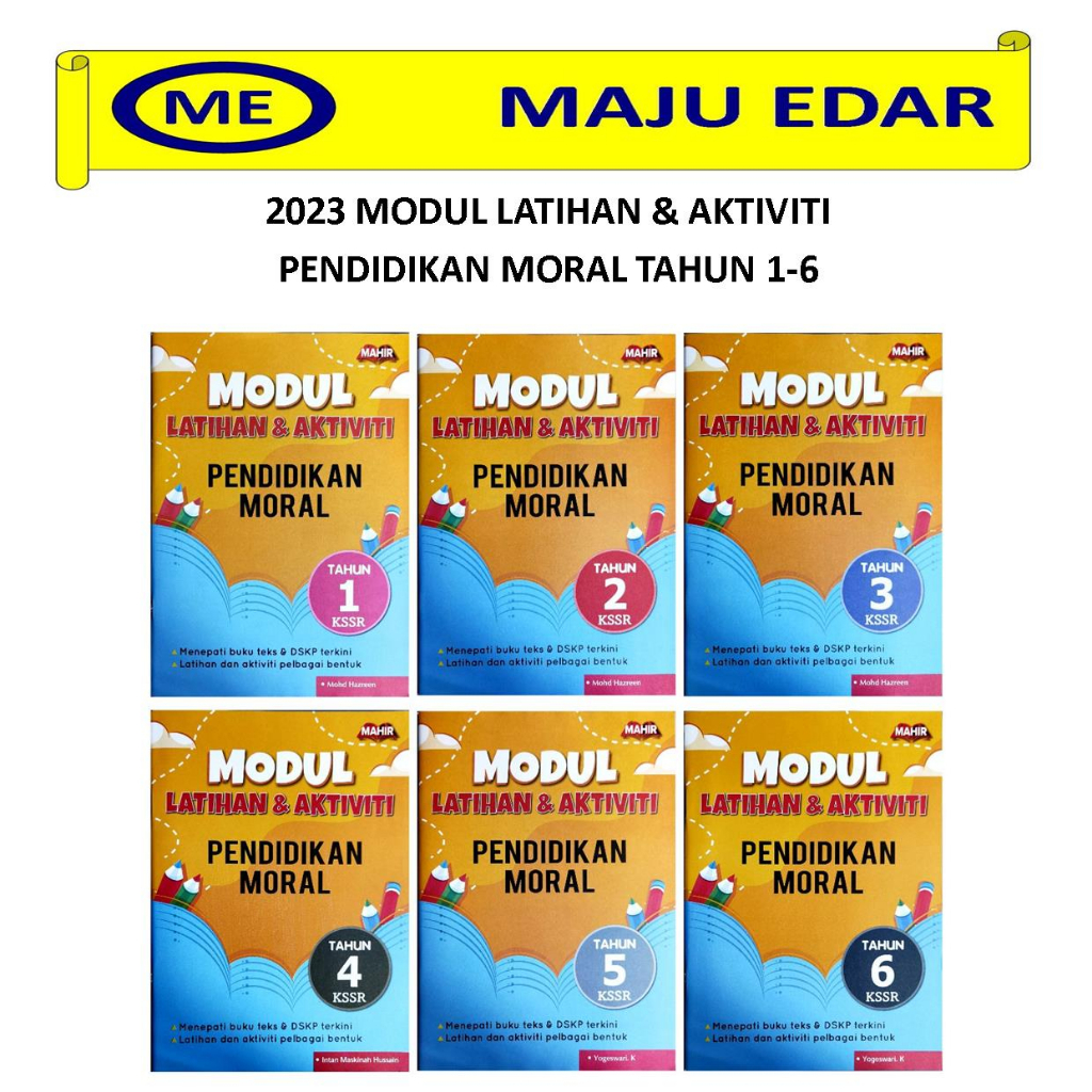 2023 Mahir Modul Latihan And Aktiviti Pendidikan Moral Tahun 123456 Kssr Shopee Malaysia 