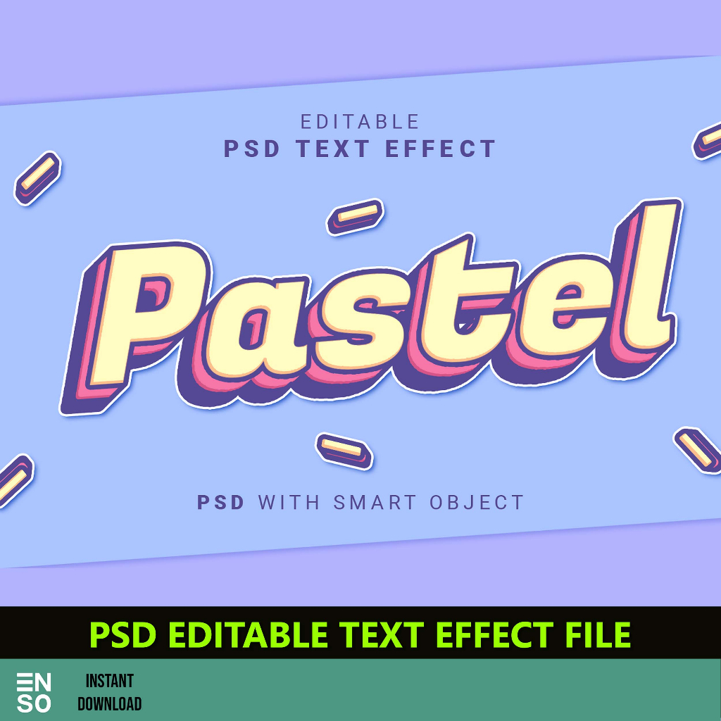 PSD Text Effect Stylish Text | Editable Text Logo | Creative Colorful ...
