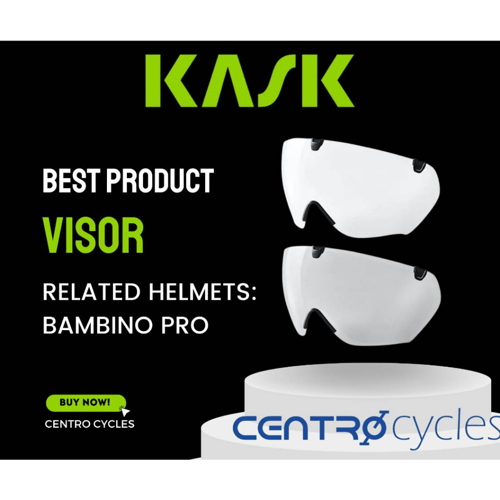 Kask bambino visor store mirror