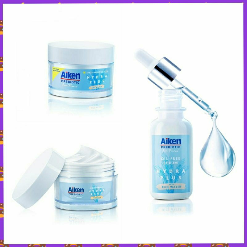 AIKEN PREBIOTIC HYDRA PLUS MOISTURIZER 40G/ 3 in 1 Set Shopee Malaysia