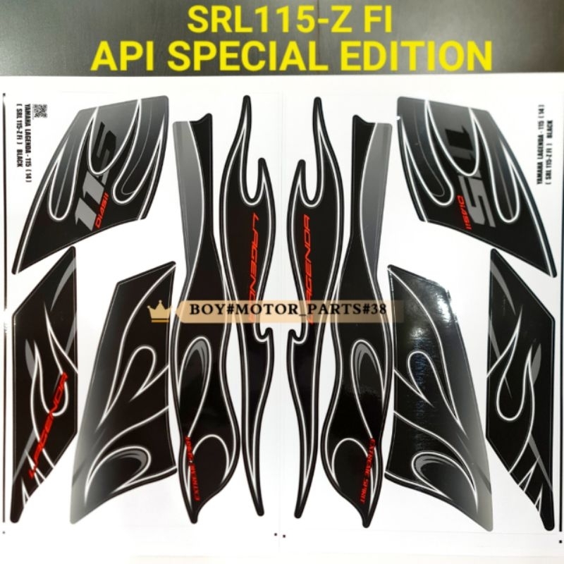YAMAHA SRL 115 FI LAGENDA 115 FI CUSTOM DESIGN API SPECIAL EDITION BODY ...