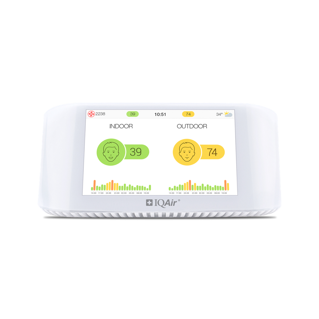 IQAir AirVisual Pro Indoor (AVP) / AirVisual Outdoor (AVO)- The Smart ...