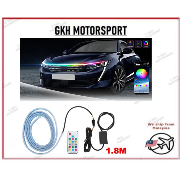 UNIVERSAL CAR FRONT LED LIGHT BAR STRIP 1.8M RUNNING DYNAMIC