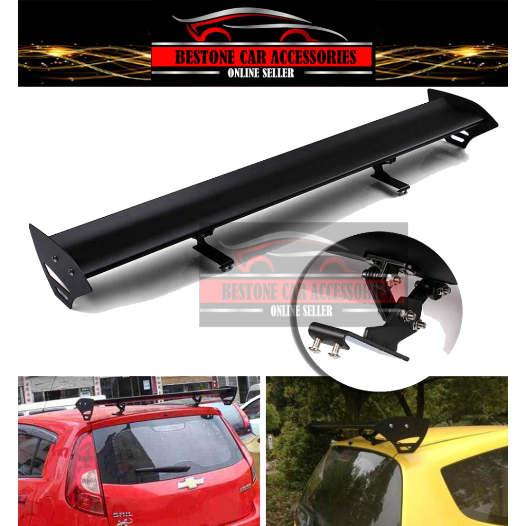 Adjustable Aluminum Hatchback Spoiler GT Style Single Aluminum | Shopee ...