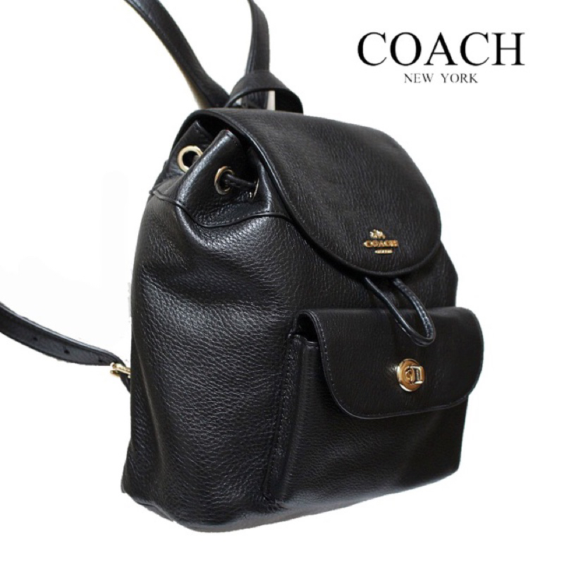 COACH F37621 MINI BILLIE BACKPACK IN PEBBLE LEATHER Shopee Malaysia