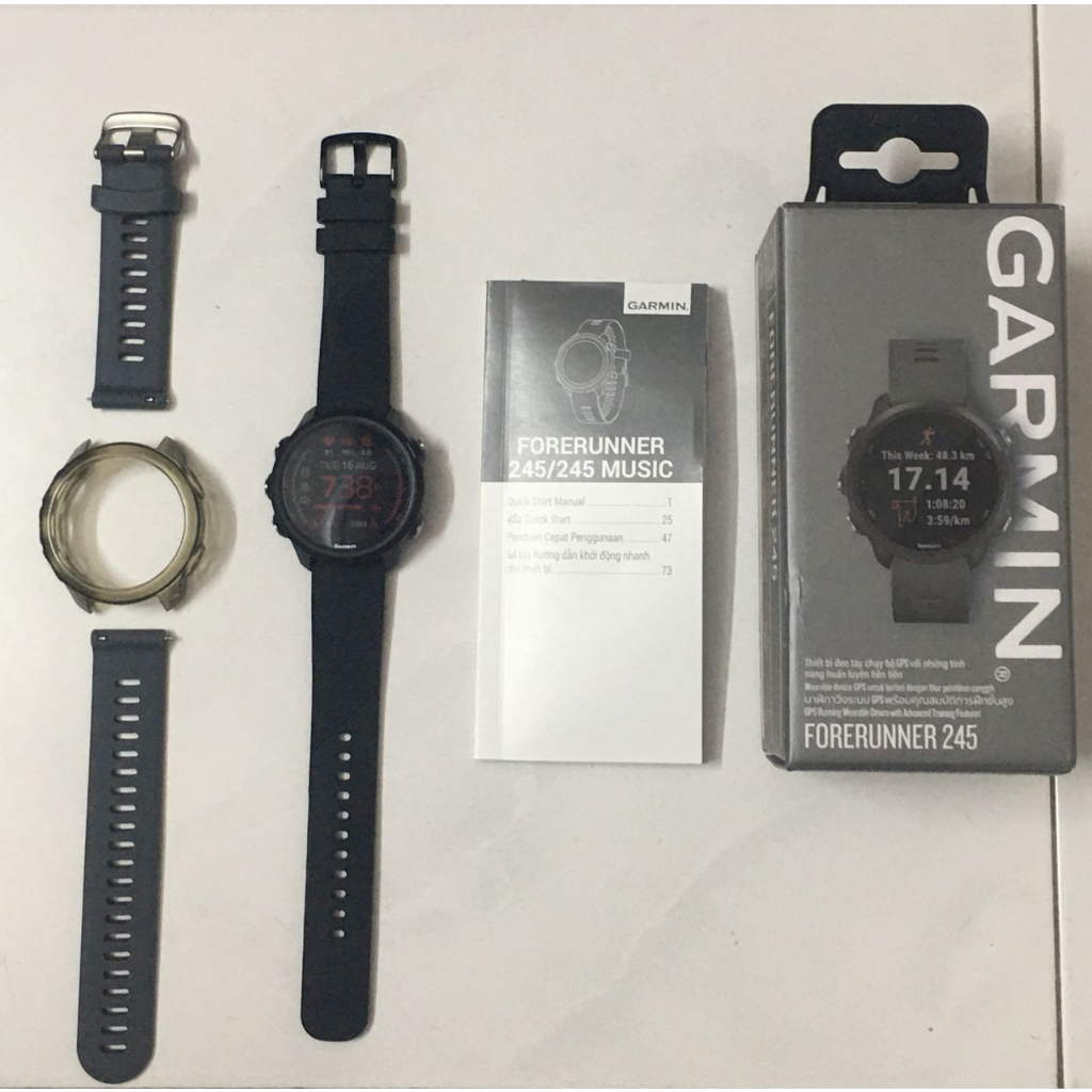 Jam tangan best sale garmin forerunner 245