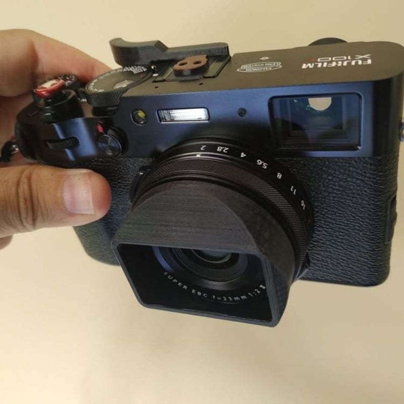 Fuji x70 X100 X100s x100t x100f x100v Series Square Lens Hood Fujifilm