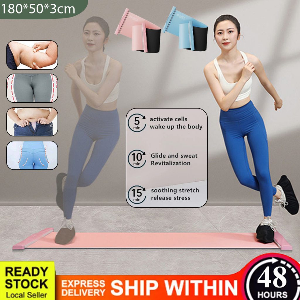 Slide Board Yoga Sliding Mat Sports Fitness Sliding Plate Body Balance ...