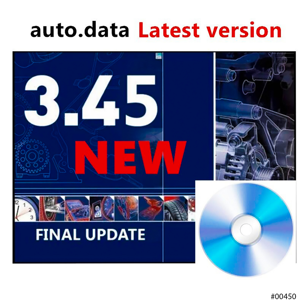 Newest version Autodata 3.45 auto repair software Autodata 3.45
