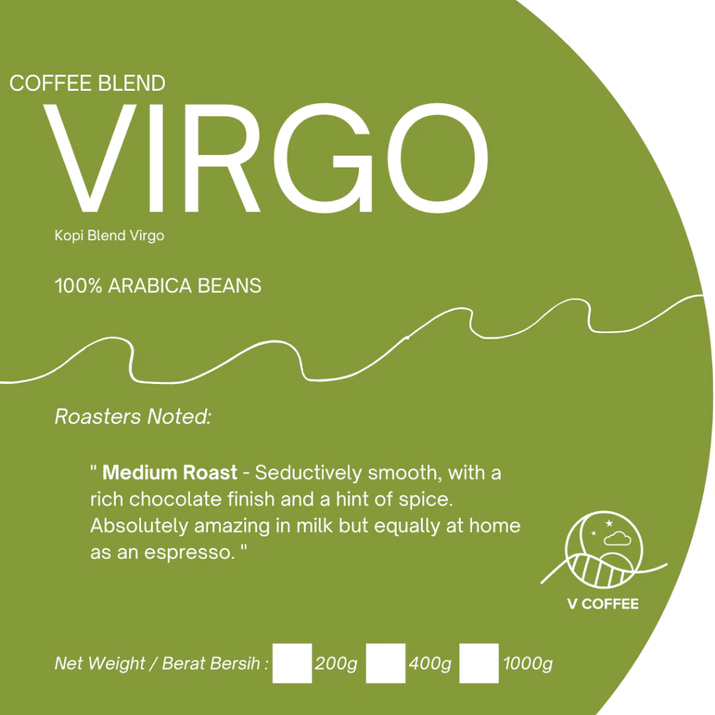 V Coffee Malaysia Virgo – specialty coffee beans Malaysia