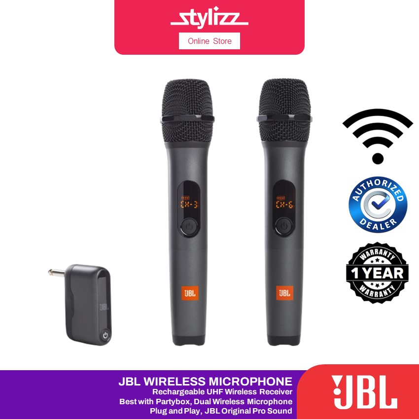 JBL Wireless Microphone Set  Wireless two microphone system
