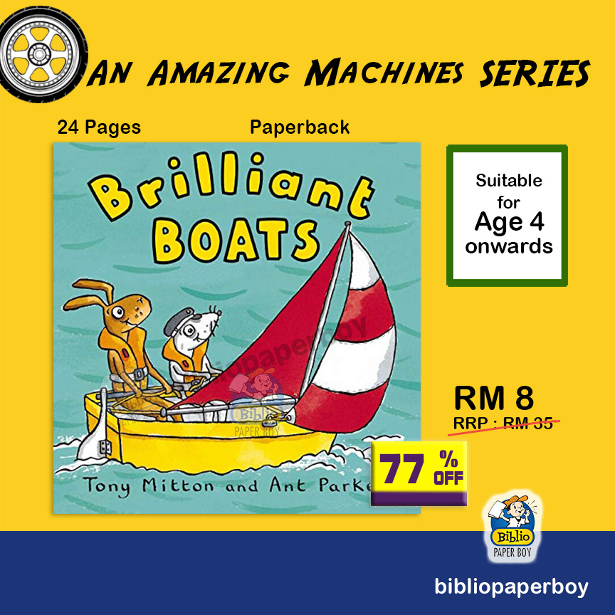 Brilliant Boats (under Amazing Machines Series) Shopee Malaysia