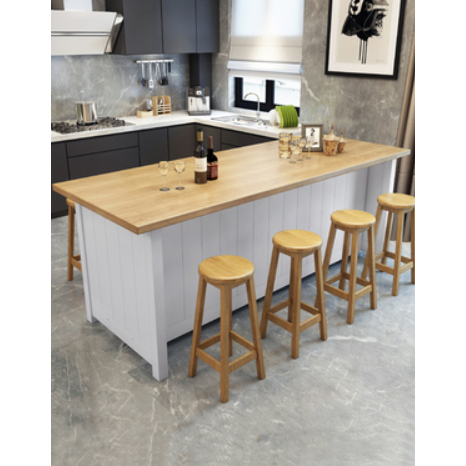 Solid wood open kitchen island cabinet in the island porch table home ...