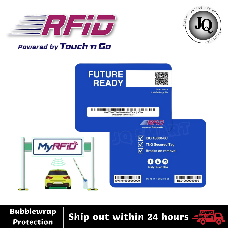 Ready Stock Touch N Go Self Fitment Diy Rfid Tag Sticker Toll Rfid