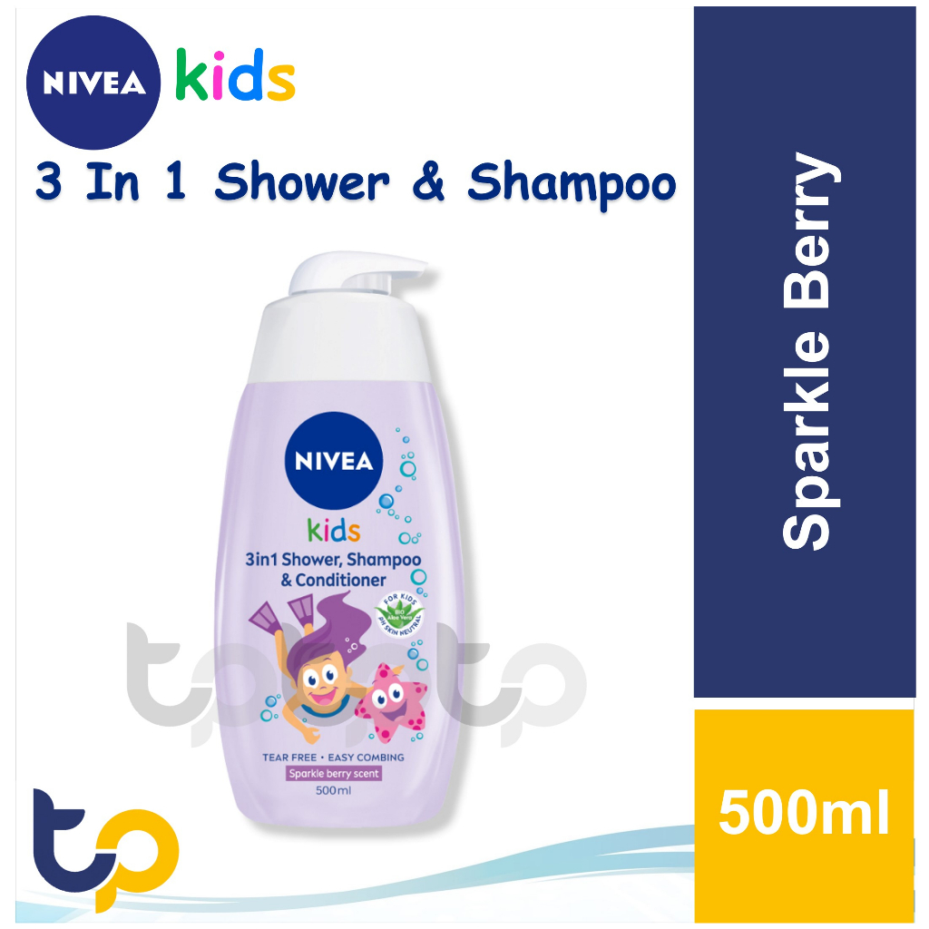 NIVEA Baby Head To Toe Shampoo & Bath 500ml / Baby Pure & Sensitive Wash Lotion 500ml Shopee
