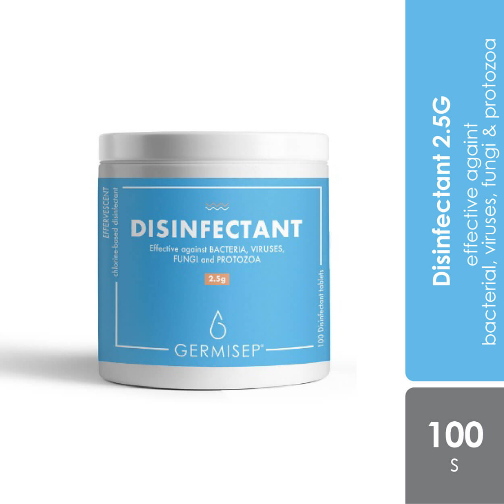 Germisep Disinfectant 0.5g NaDCC / 2.5g NaDCC Effervescent (Chlorine