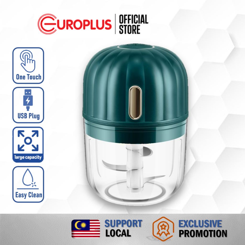 Europlus Rechargeable Wireless USB Portable Mini Chopper Blender