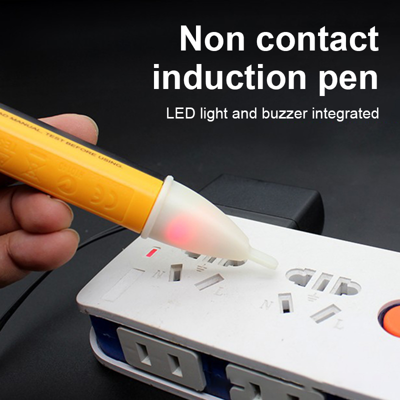 Electric Test Pen Stick Voltage Current Detector Api Tester Led Light ...