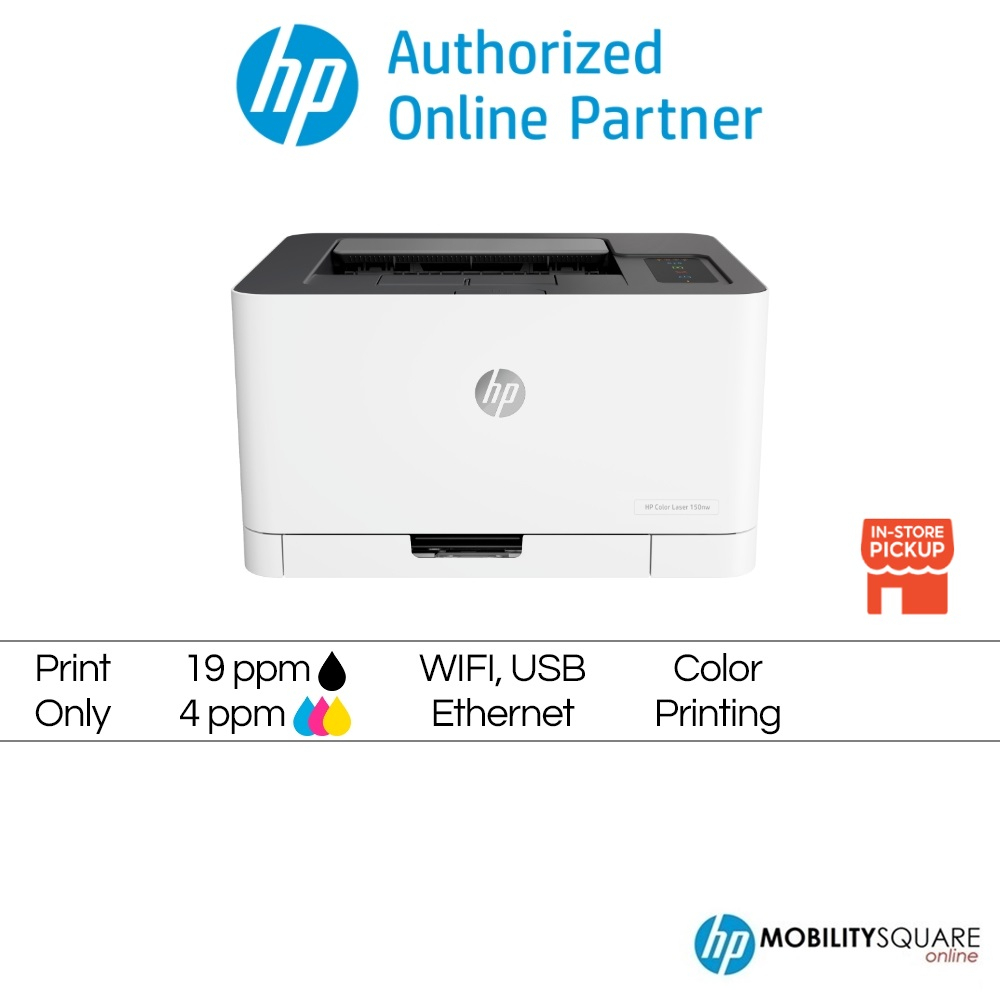 HP Color Laser 150nw [Free Redeem T&GO eWallet Credit Worth RM80]