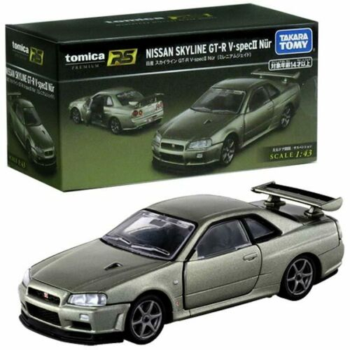 TAKARATOMY Tomica Premium RS Scale 1:43 Nissan Skyline R34 GT-R V-Spec ...