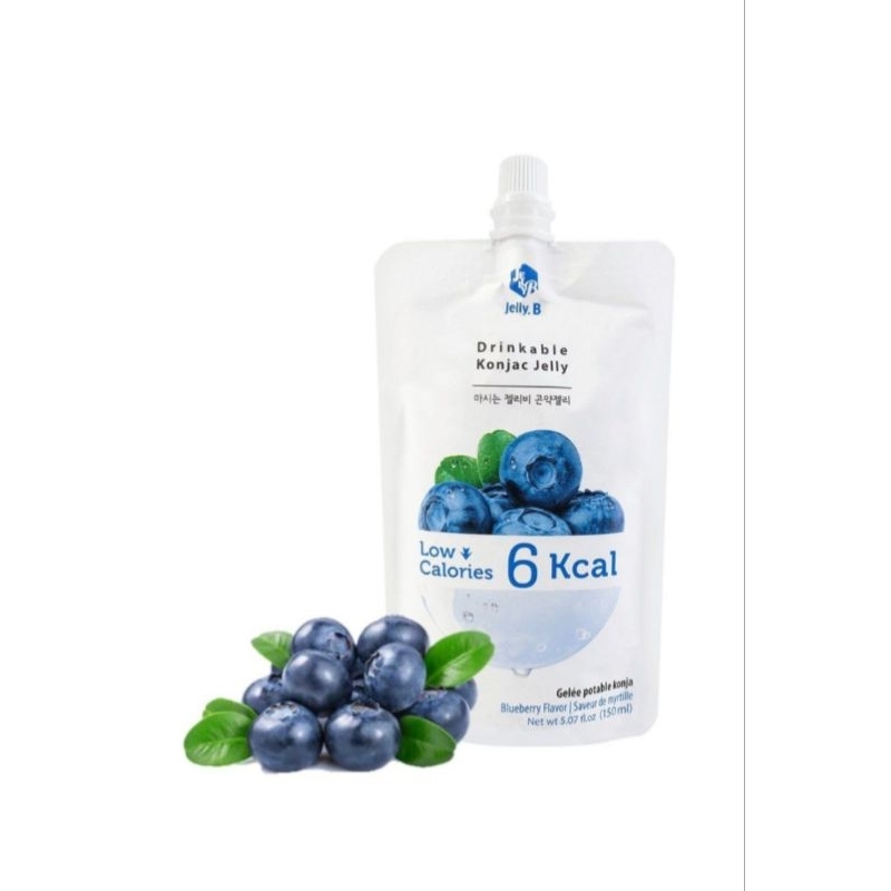 🇰🇷MADE IN KOREA🇰🇷Jelly B Drinkable Diet Konjac Jelly Blueberry 150ml ...