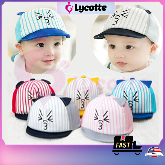 LYCOTTEᵐʸ Baby Cotton Hat Friend Cap Design Baby Hat Baby Topi Kids Cap