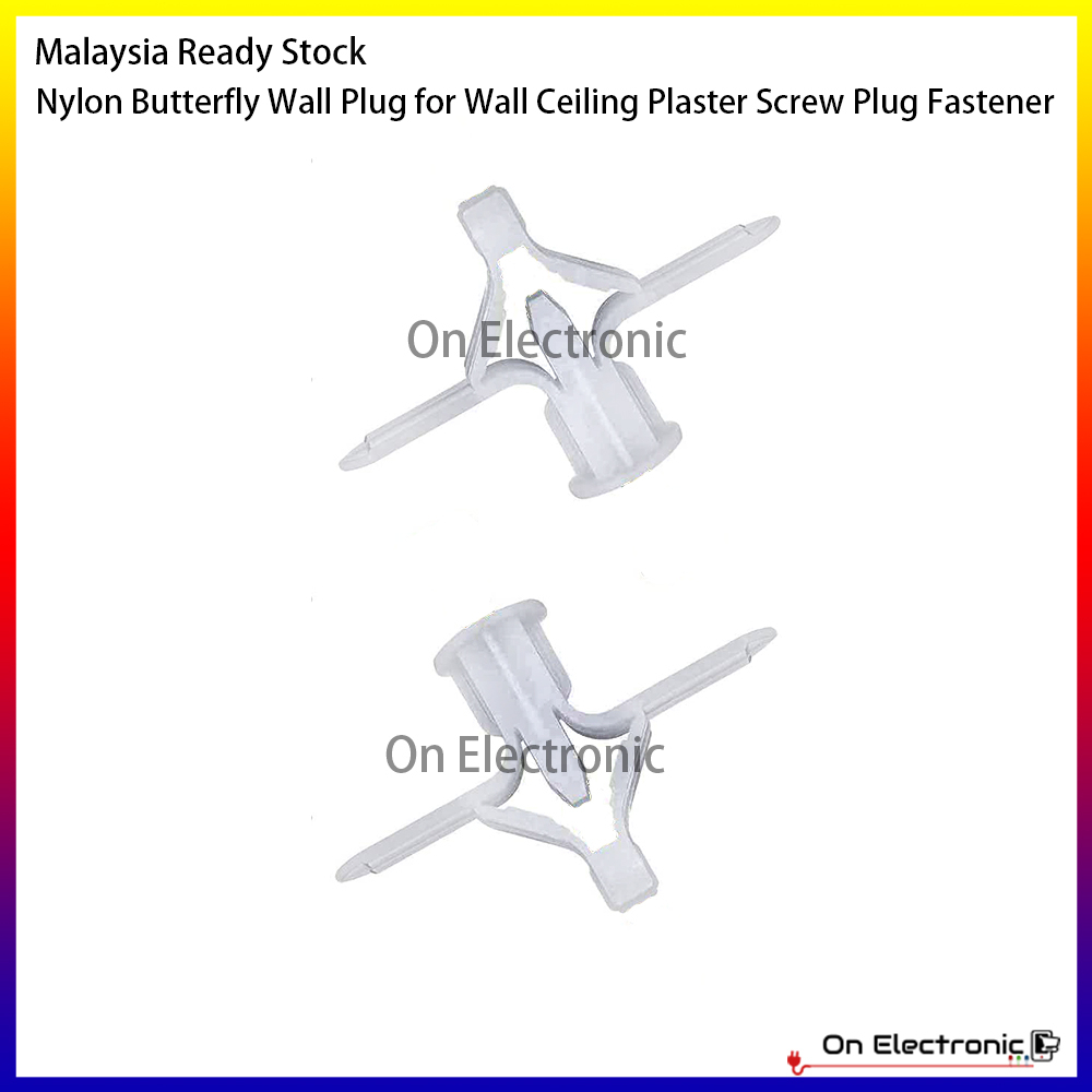 Heavy Duty Nylon Butterfly Wall Plug for Hollow Partition Wall Ceiling