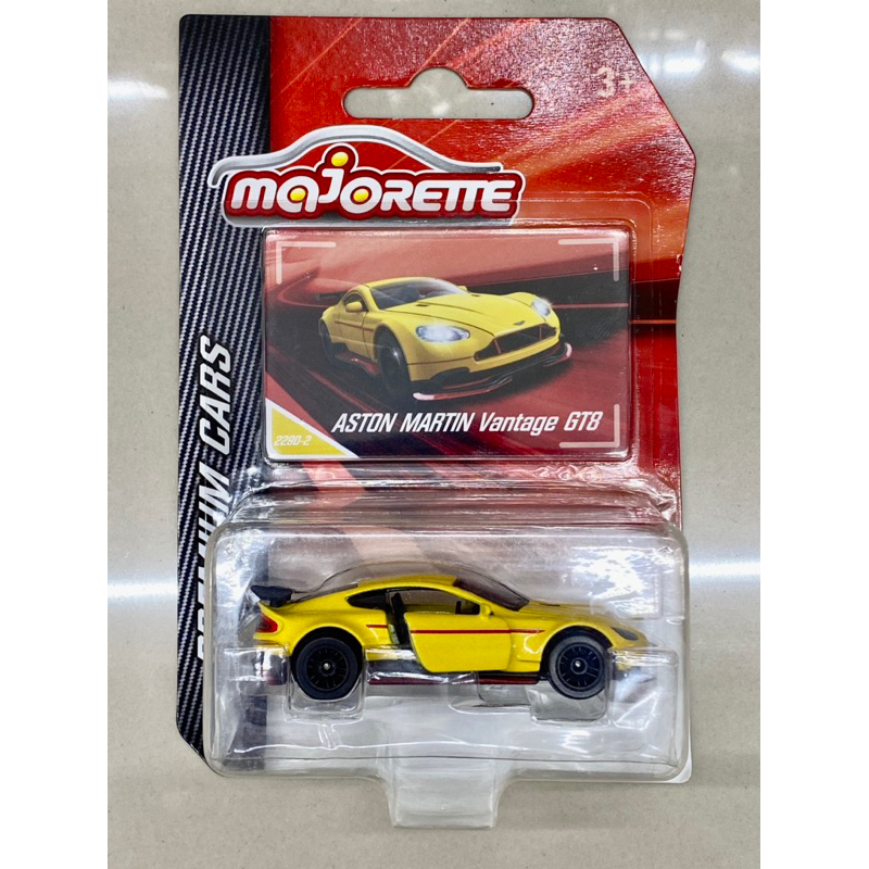 Majorette ASTON MARTIN VANTAGE GT8 Yellow Racing Hypercar Premium ...