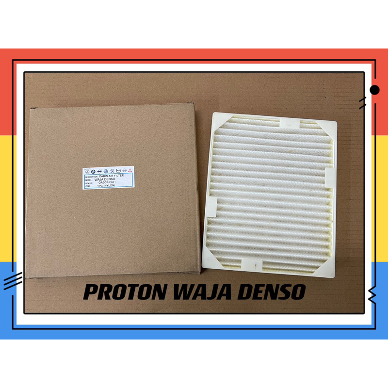 PROTON WAJA DENSO CAR AIR COND FILTER/HAWA DINGIN KERETA TAPIS/ready ...