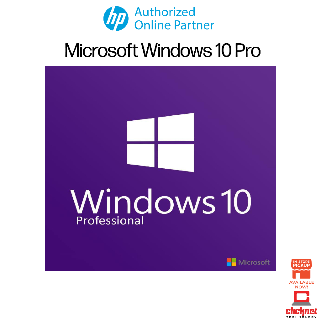 Microsoft Windows 10 Pro/Windows 11 Pro (64 Bit) Sticker | Shopee Malaysia