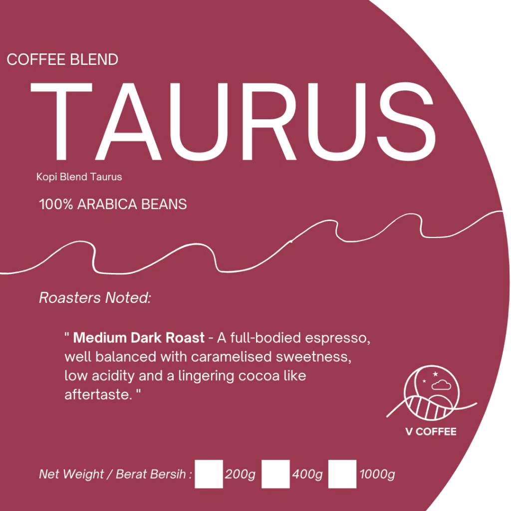 V Coffee Malaysia Taurus – specialty coffee beans Malaysia