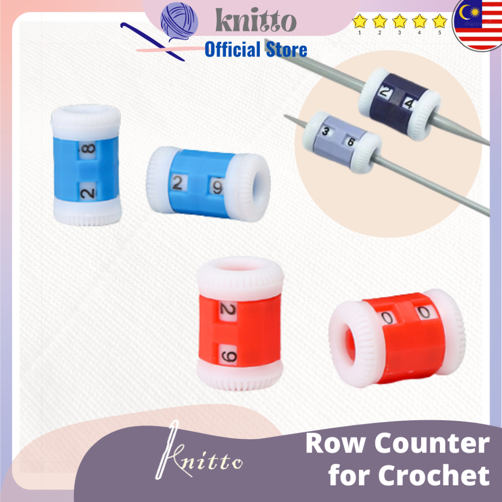 Row Counters Crochet Knitting Count Tools Accessories Plastic