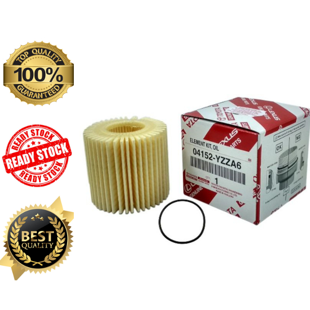 (04152-YZZA6) TOYOTA OIL FILTER A6 ALTIS WISH HARRIER PRIUS SIENTA ...