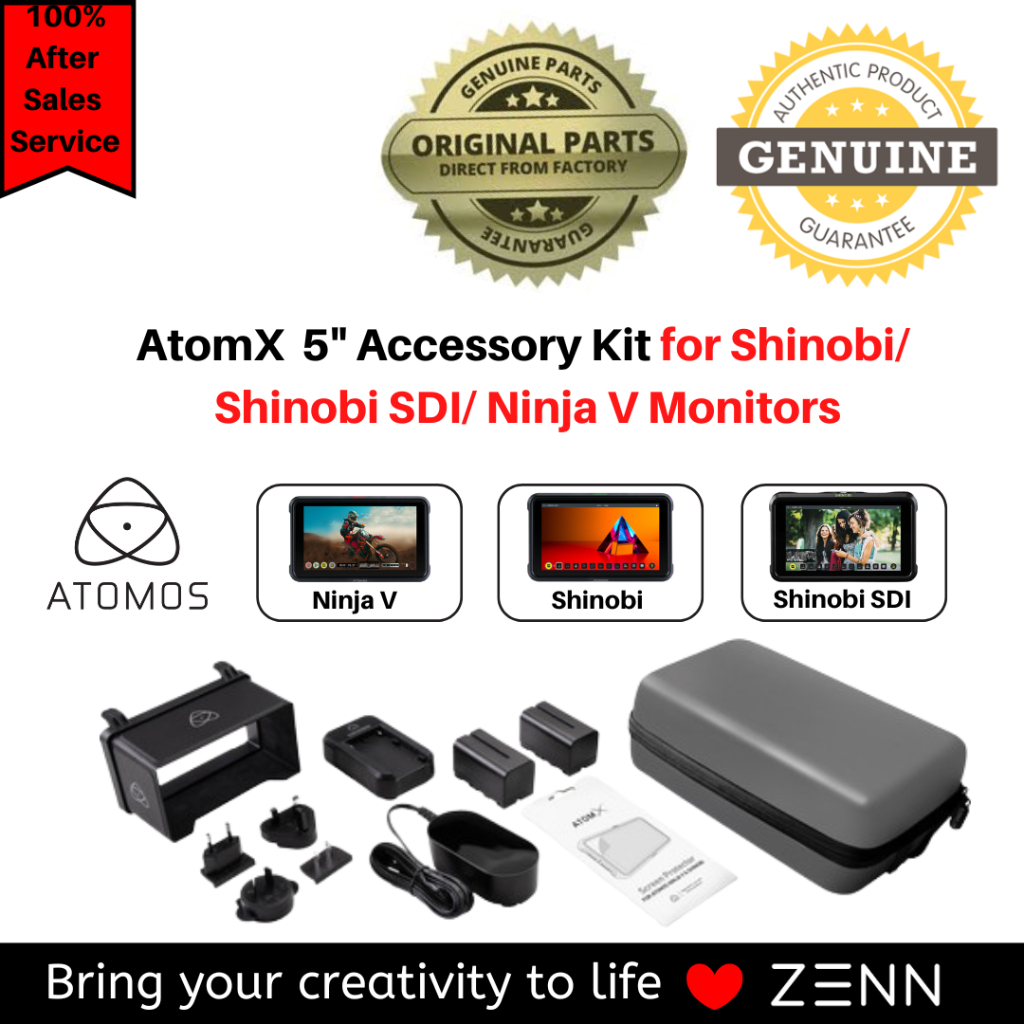 Ninja Products Recording Formats Used Atomos 5 Accessory Kit For