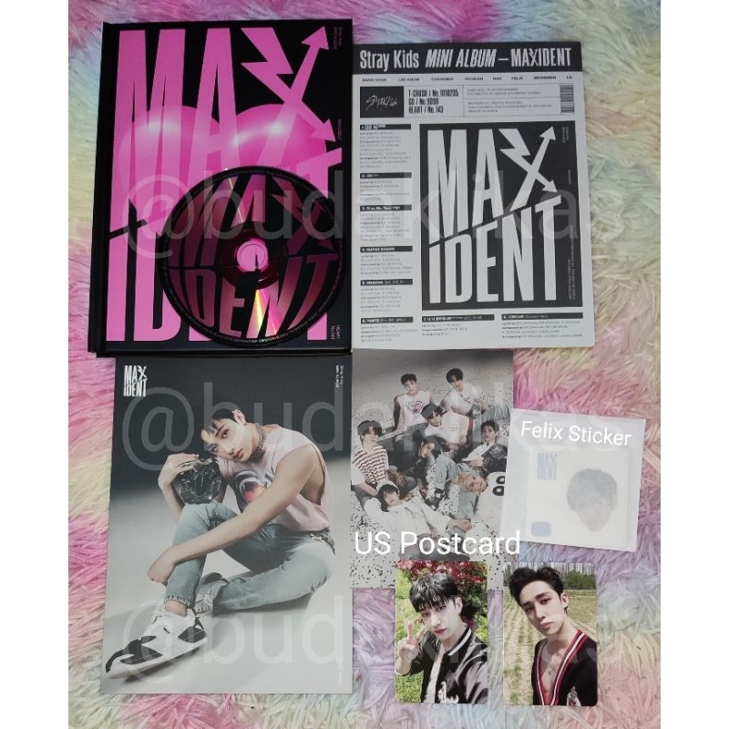Ready Stock] Stray Kids MAXIDENT Limited Standard Paper Case Album
