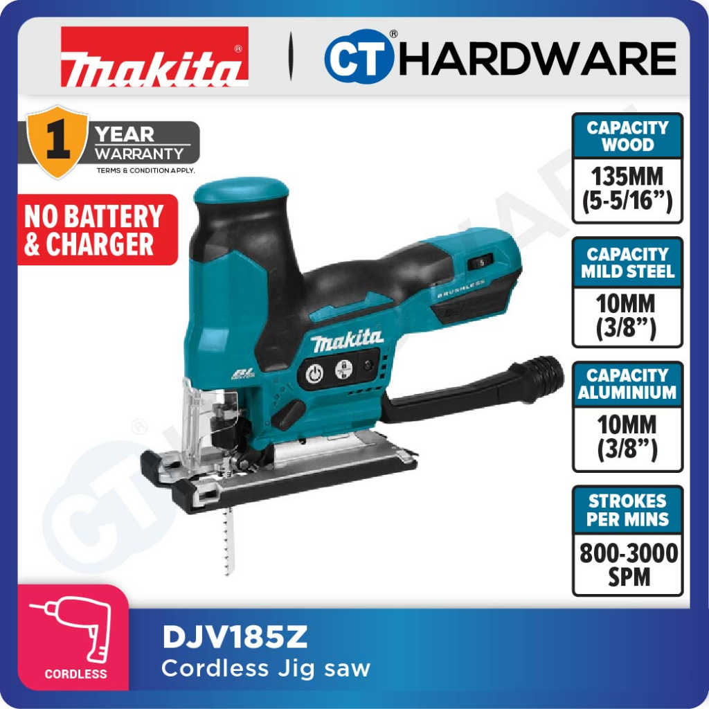 MAKITA DJV185Z CORDLESS JIG SAW 18V 7/8" 8003000SPM WITHOUT