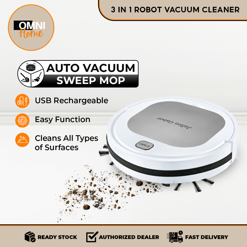 3 in 1 Smart Auto Robot Vacuum Cleaner Automatic Sweep Mop Vaccum